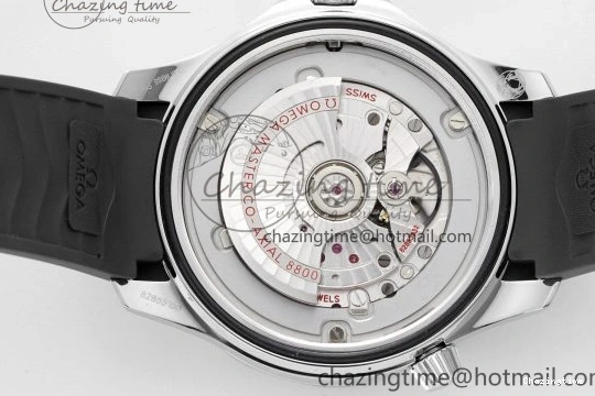 0314 Seamaster Diver 300M ZF 1:1 Best Edition Black Ceramic Black Dial on Black Rubber Strap A EasyMatch 7821